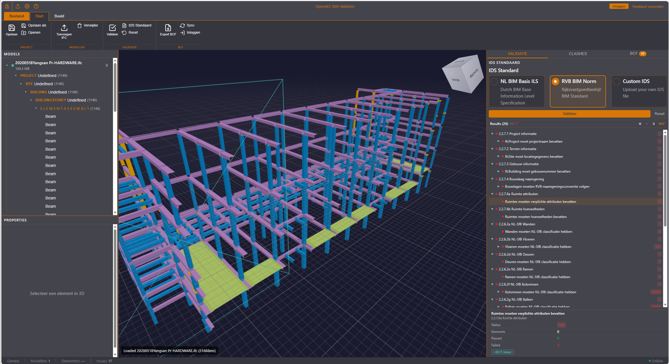 BIM Validator - Validatie