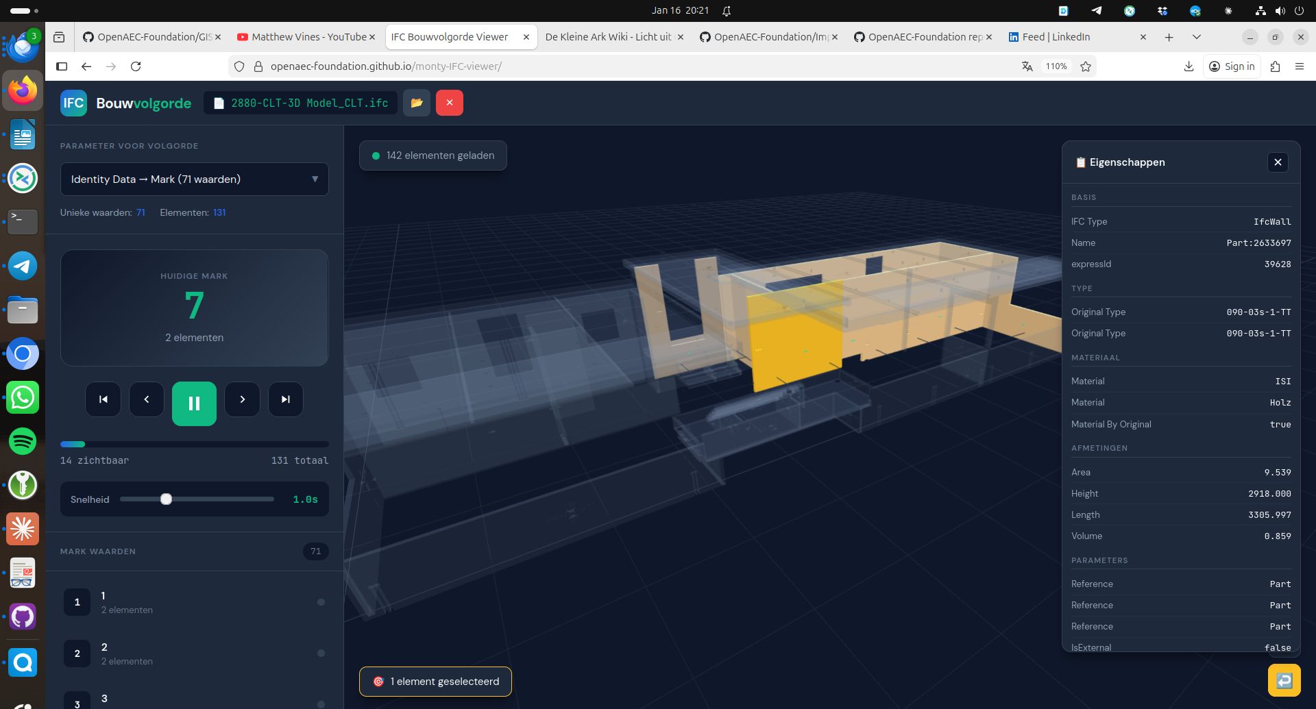 Monty IFC Viewer - 3D Model